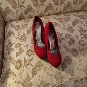 Ladies red heels